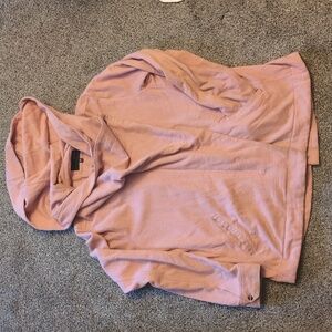 Chevron Pink Hurley Midweight Hooded Coat